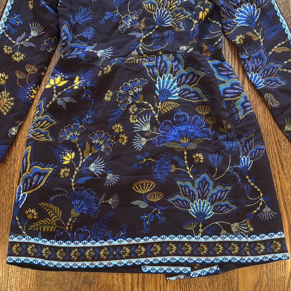 FARM Rio Floral Wrap Mini Dress SM - Picture 8 of 15